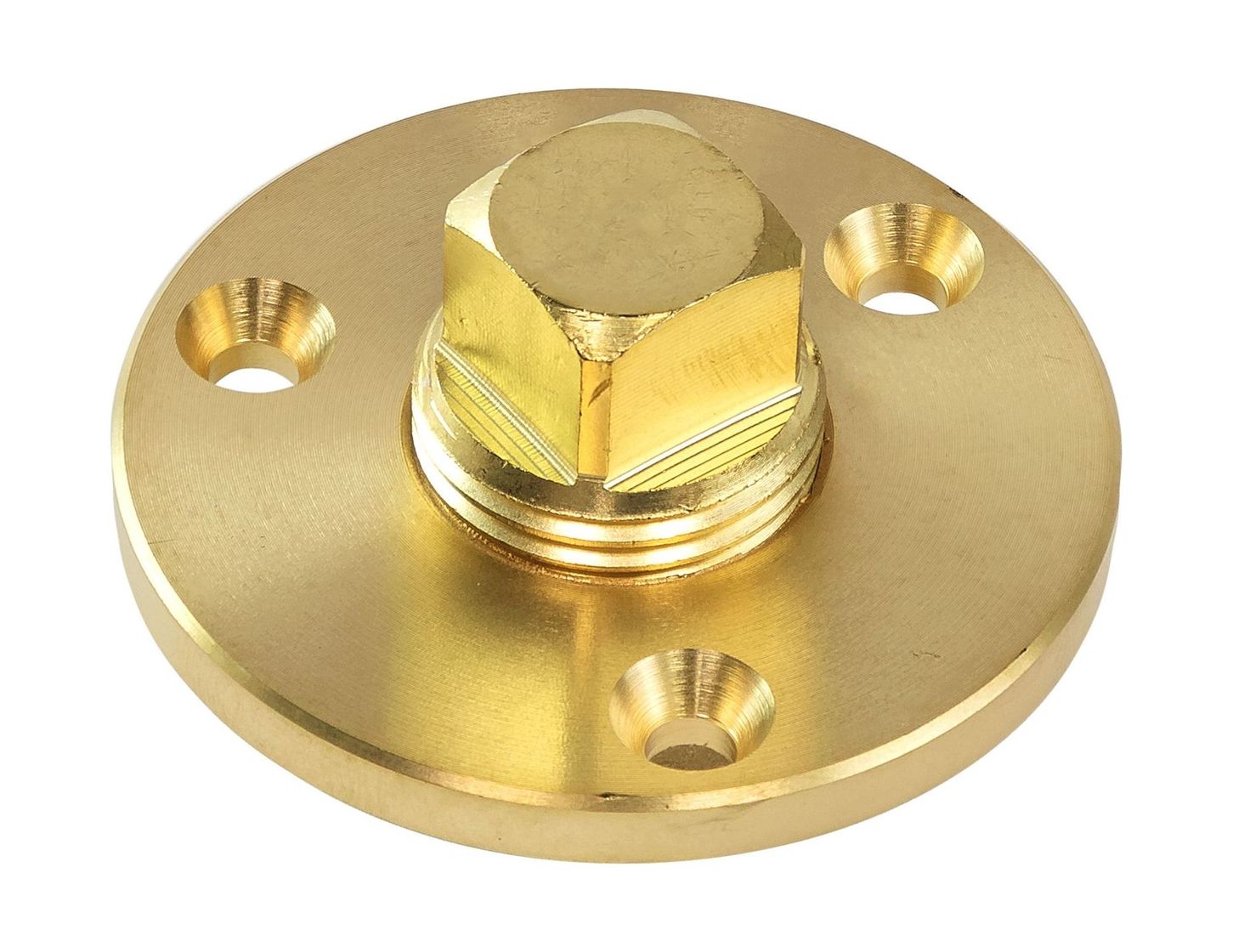 Шпигат латунный с резьбовой пробкой 18мм,CU.M0104-50_MR