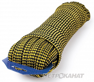 Линь ПЛАВАЮЩИЙ плоский 8мм, 350кг, 20м (евромоток)
