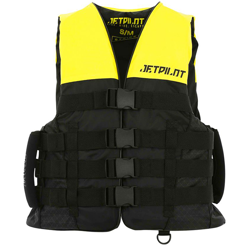 Спас.жилет д/гидроц. нейлон (мужской) JP Strike Super grip yellow/black, XL, 1902804