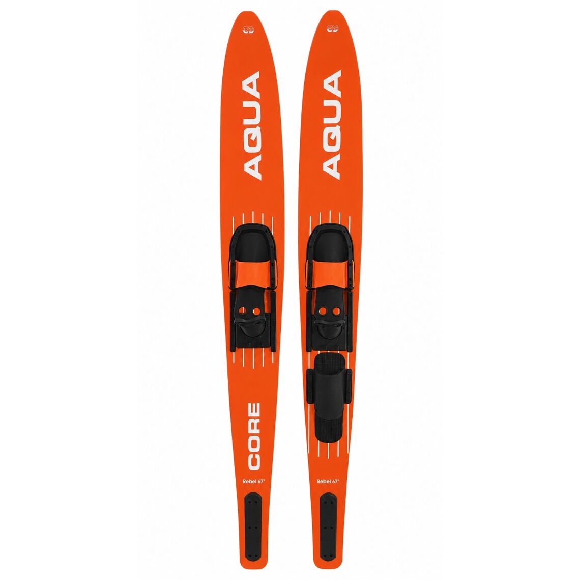 Парные лыжи прогулочные Aquacore REBEL 67’ ORANGE (Китай), RBL67WH
