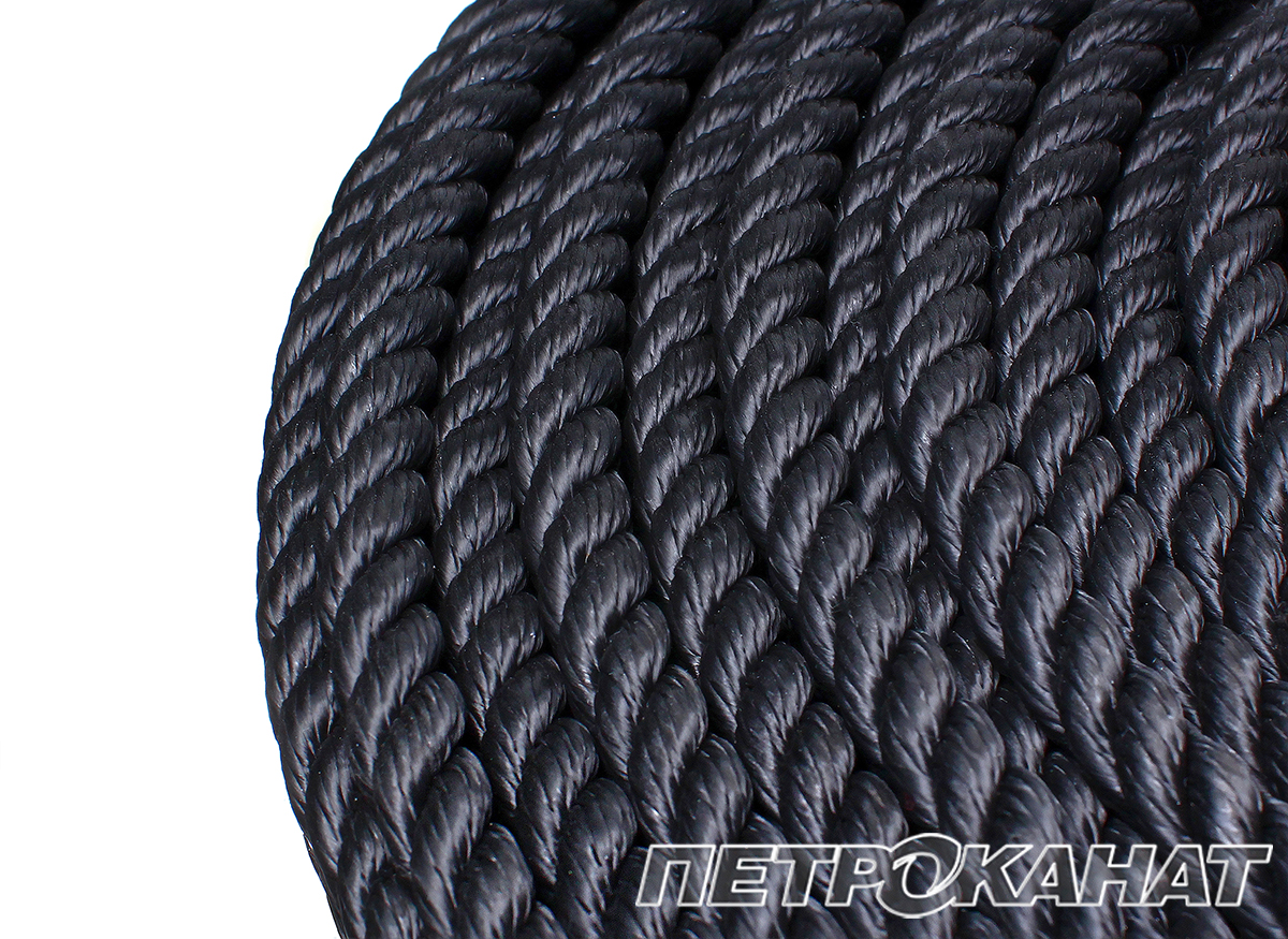 Канат NAVY BLUE крученый ЯКОРНЫЙ 14,00мм, темно-синий, 3000кг ( аналог Dock Line)
