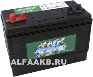 Аккумуляторная батарея 100а/ч E-NEX DC31MF(старт+питание)