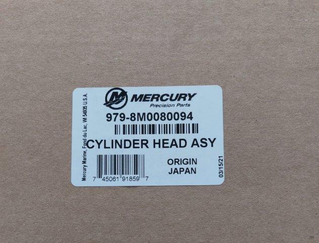 8m0080094 головка блока цилиндров в сборе mercury 25/30
