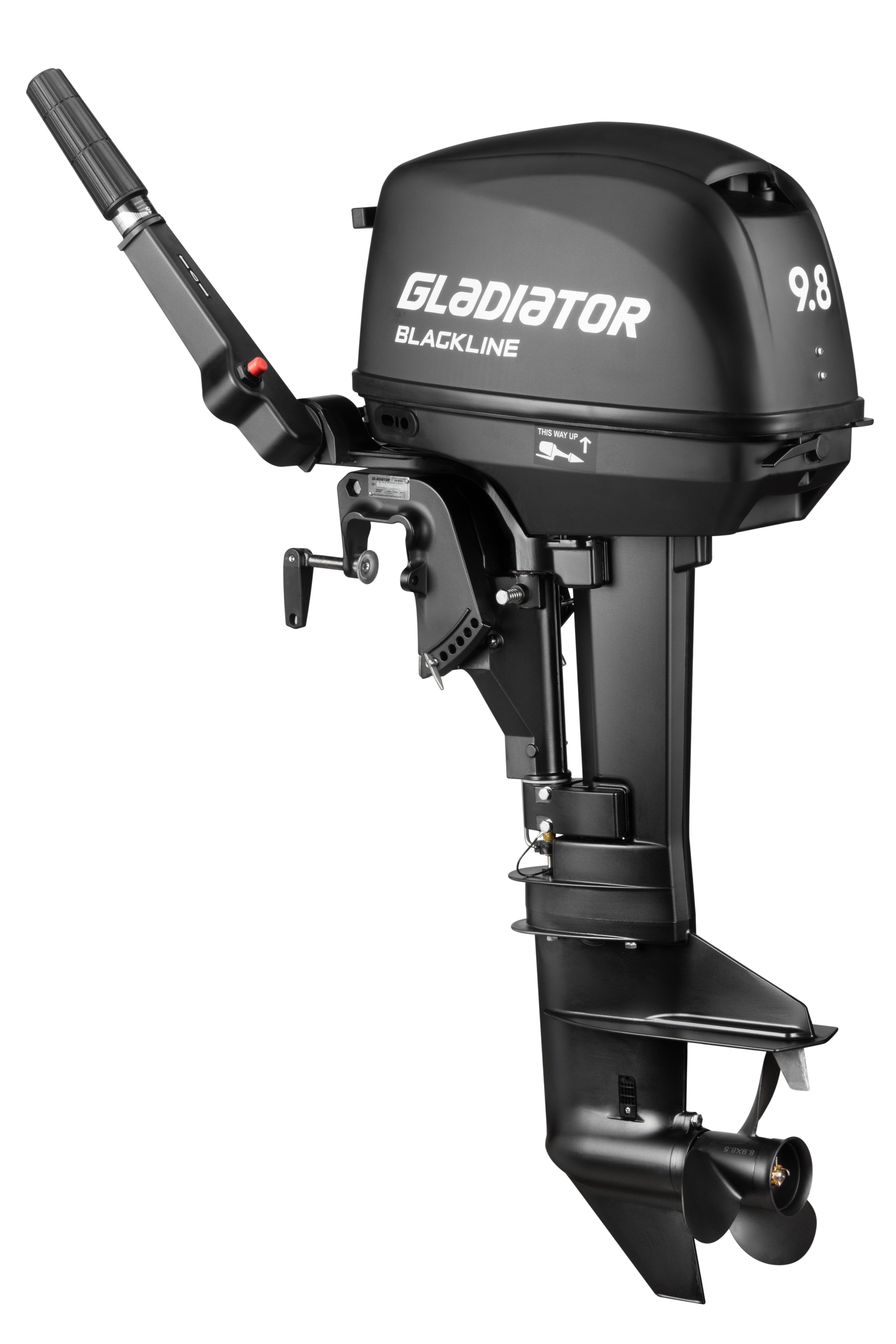 Мотор подвесной GLADIATOR G9.8FHS BLACKLINE