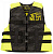 Спасат.жилет нейлон (детский) Jetpilot Cause Youth, Black/ Yellow, 8-10 years/152см, 1908408