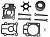 853792t01 рем.комплект помпы для mercury/tohatsu 25-40 oem: 853792a1/ 361-87322-0/ 361873220