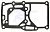 rtt-3b2-01303-0 прокладка двигателя/дейдвуда tohatsu/mercury 6-9.8 oem: 8m0151533