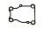 прокладка помпы yamaha/ hidea, 40f-06.08.08