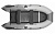 лодка надувная yukona 330 tse (f), серая/темно-серая, фанерный пайол